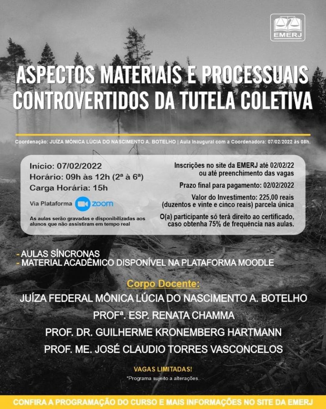 Imagem do banner principal do curso - TUTELA COLETIVA DO MEIO AMBIENTE