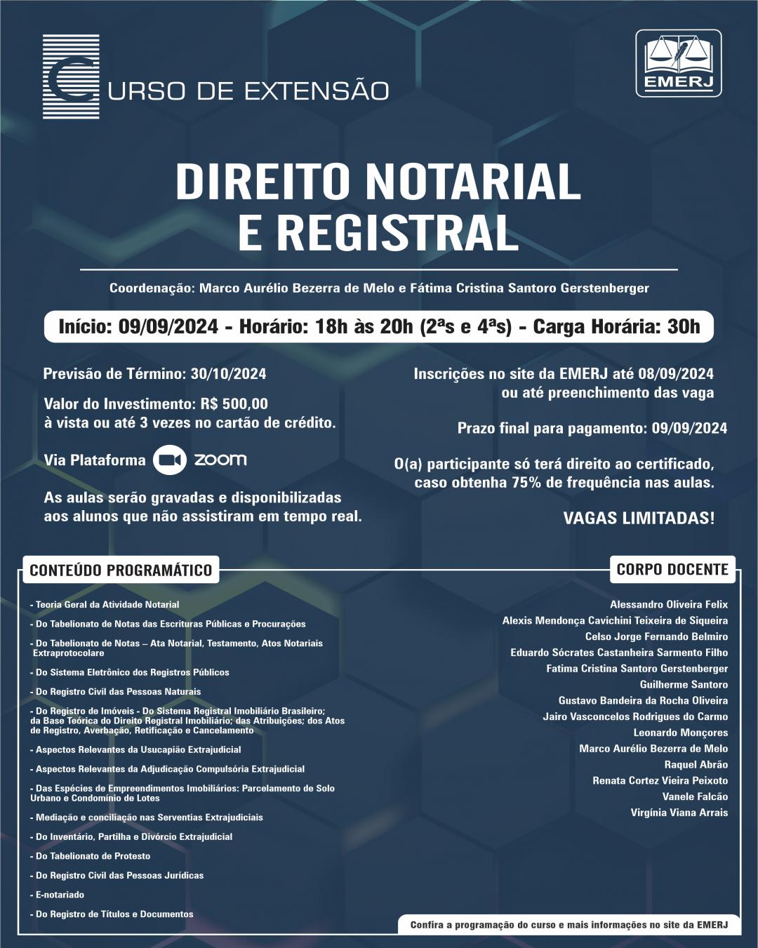 Imagem do banner principal do curso - Direito Notarial e Registral