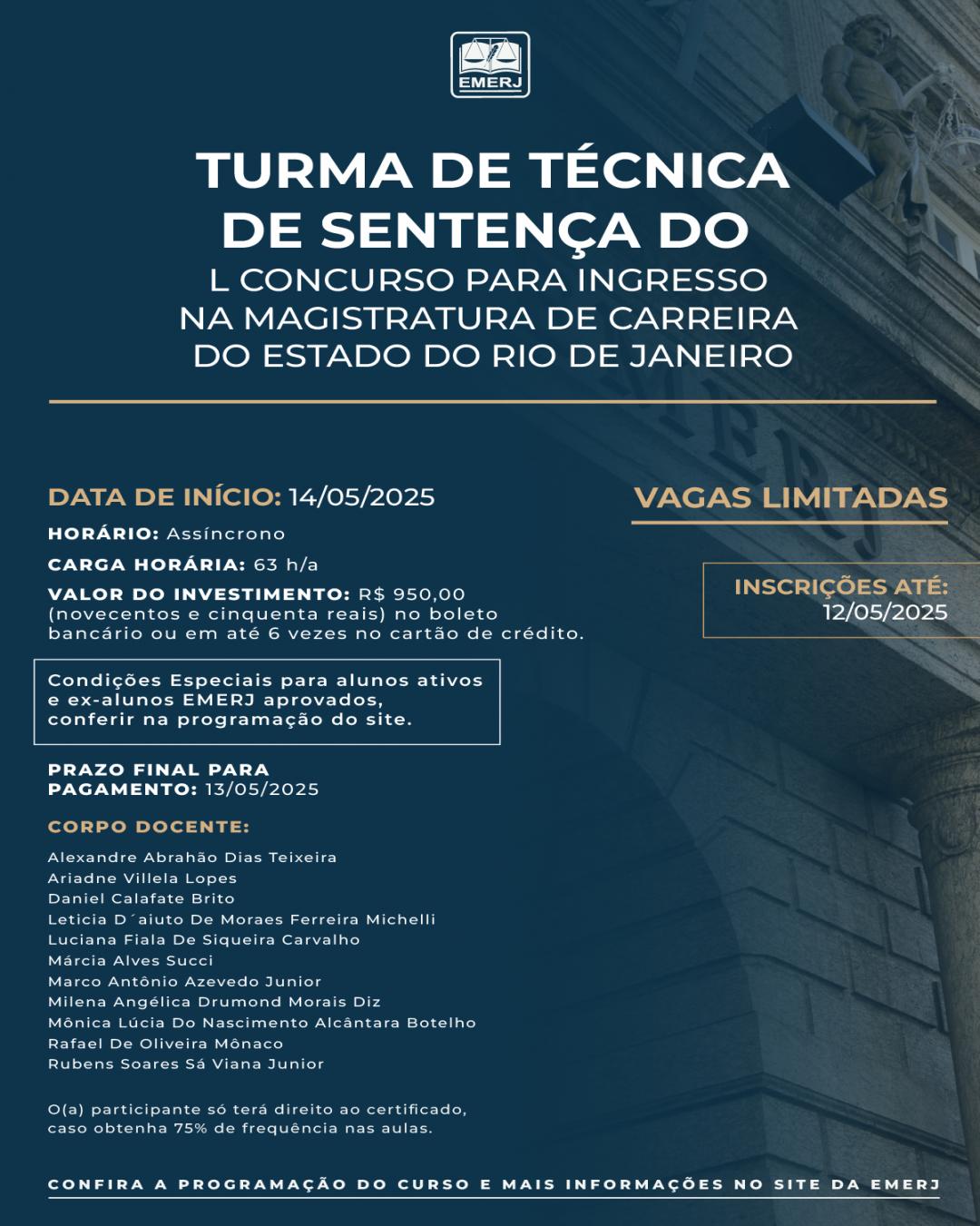 Imagem do banner principal do curso - CURSO PREPARATÓRIO PARA A PROVA DE TÉCNICA DE SENTENÇA