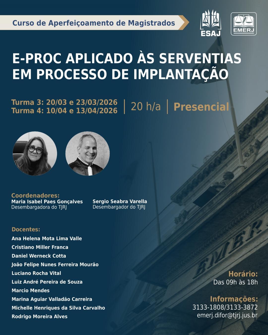Imagem do banner principal do curso - E-PROC Aplicado &agrave;s Serventias em Processo de Implanta&ccedil;&atilde;o - Turma 3