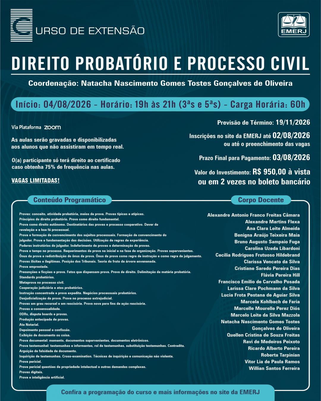 Imagem do banner principal do curso - DIREITO PROBAT&Oacute;RIO E PROCESSO CIVIL