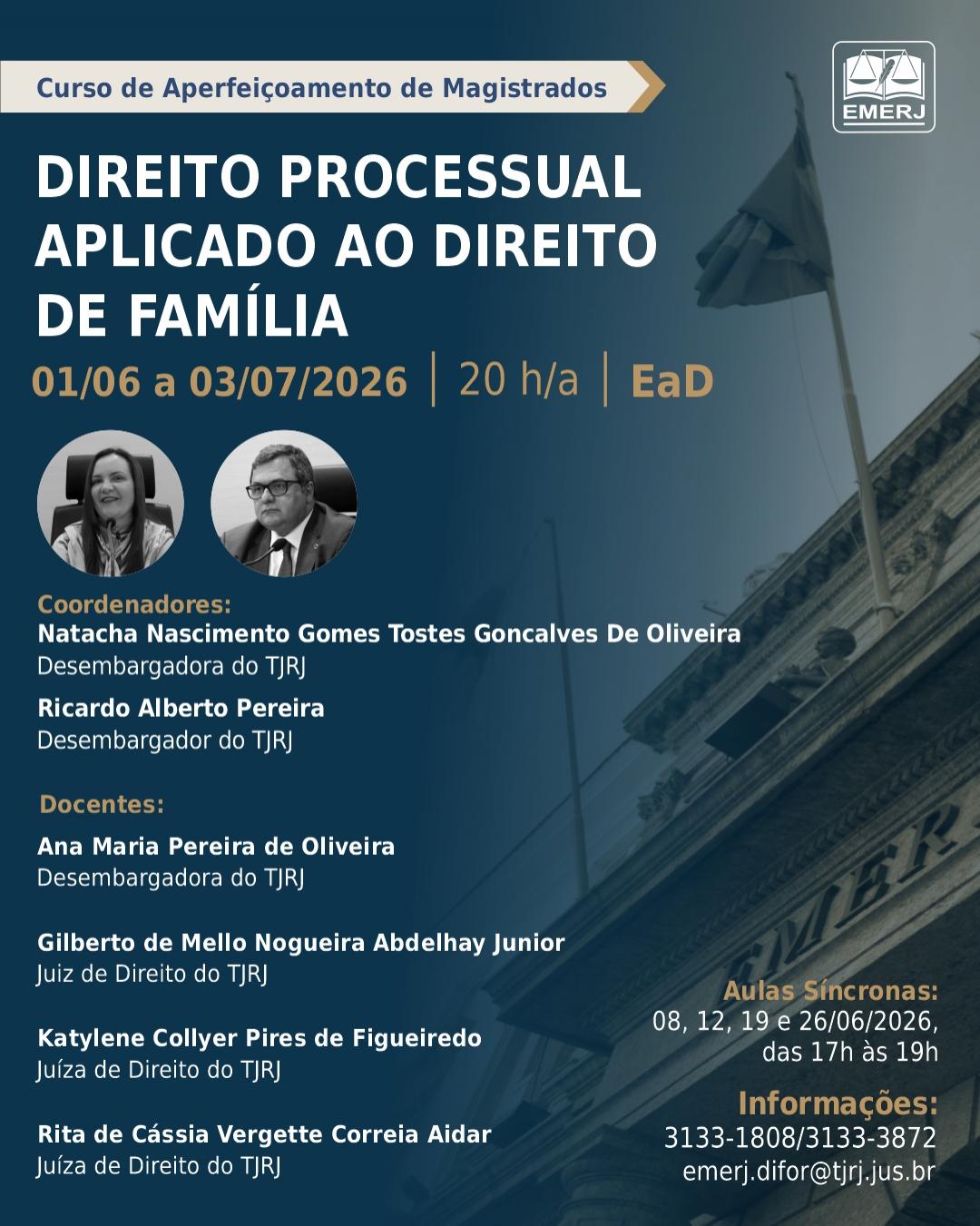 Imagem do banner principal do curso - Direito Processual aplicado ao Direito de Fam&iacute;lia