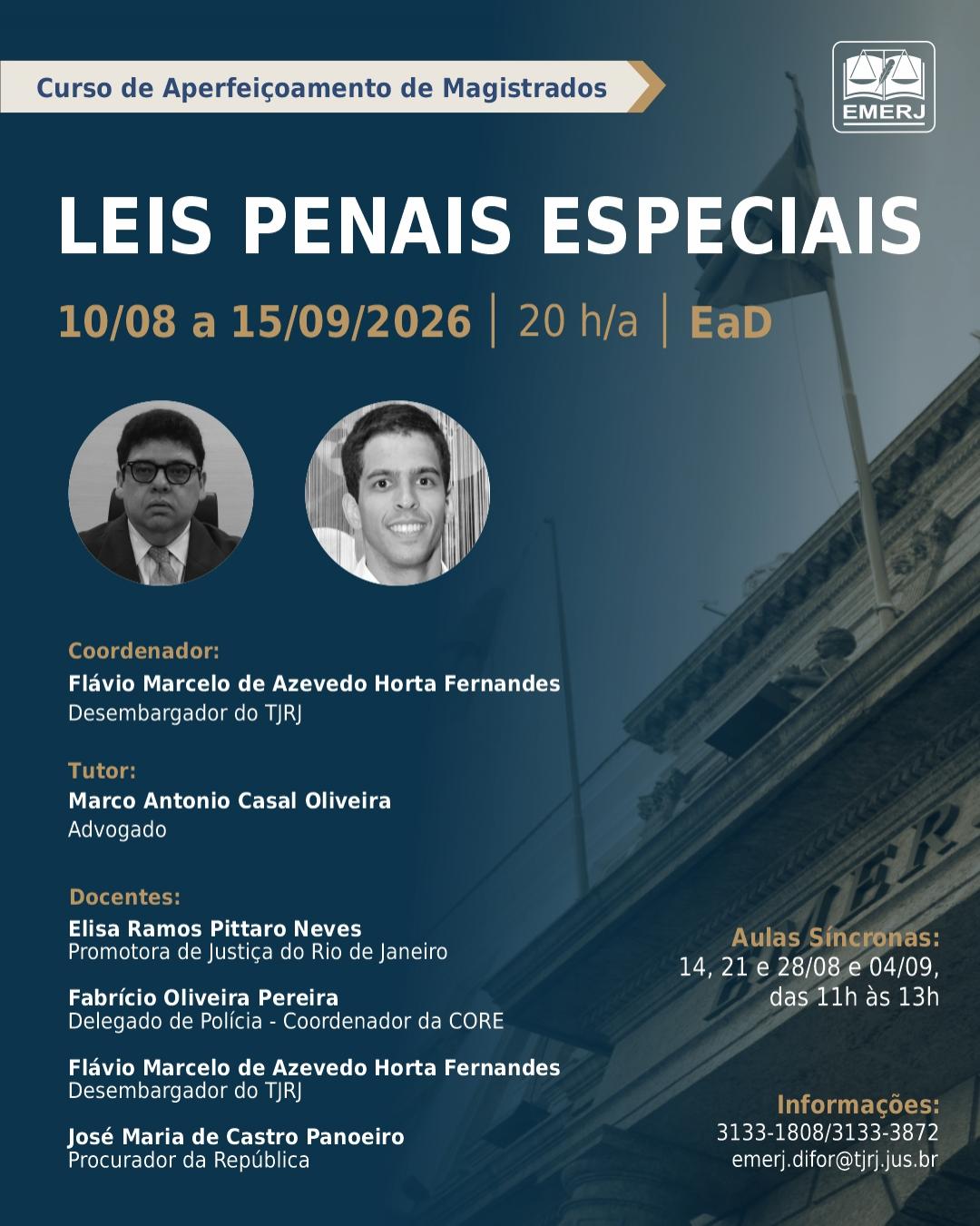 Imagem do banner principal do curso - Leis Penais Especiais