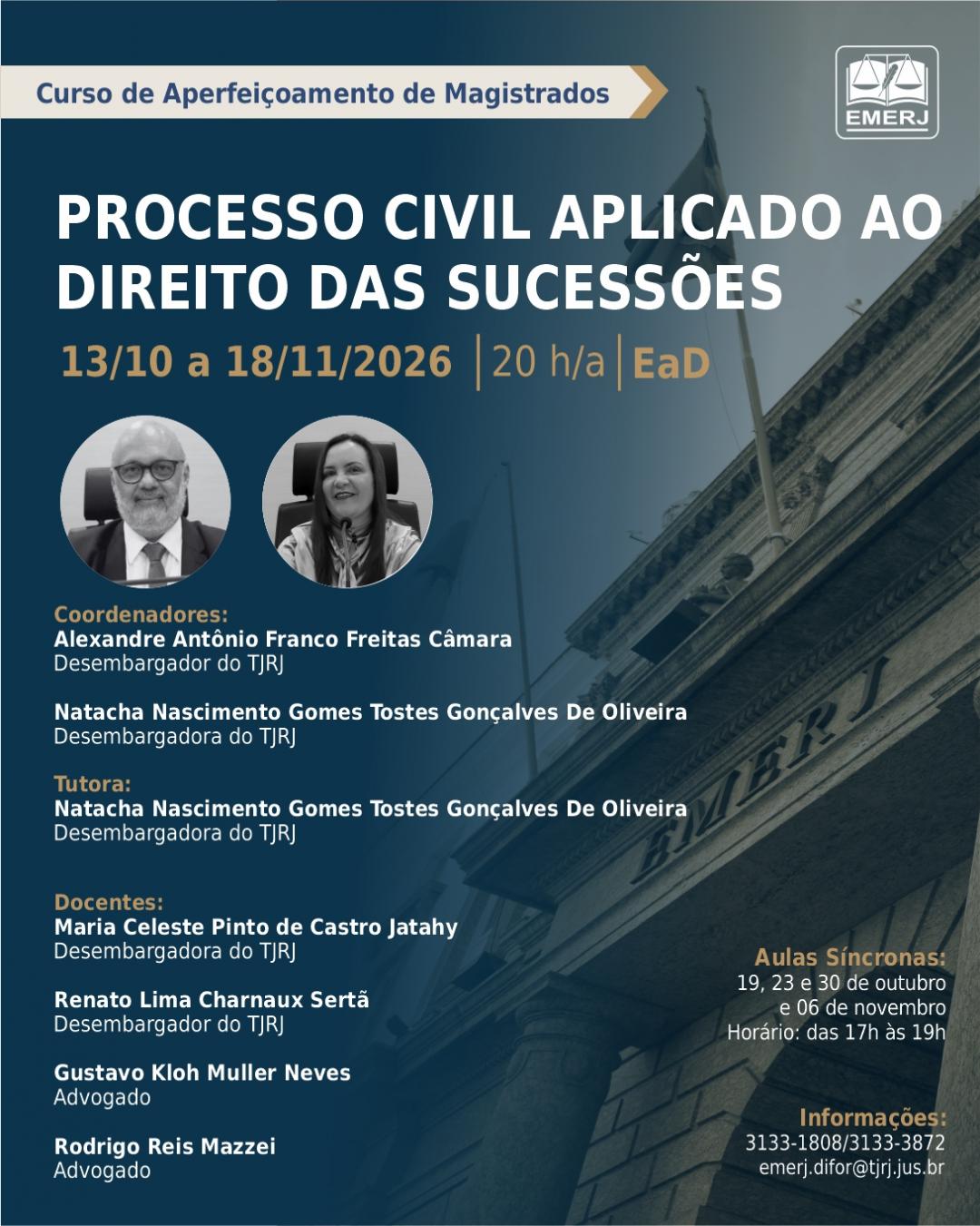 Imagem do banner principal do curso - Processo Civil Aplicado Ao Direito Das Sucess&otilde;es