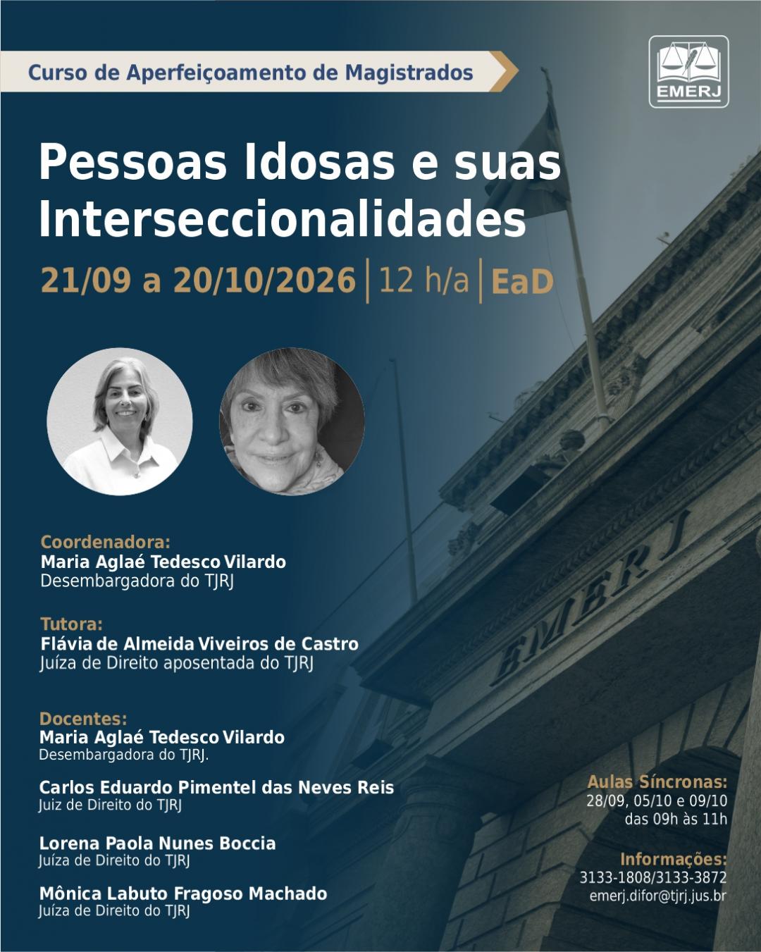 Imagem do banner principal do curso - Pessoas Idosas e suas Interseccionalidades