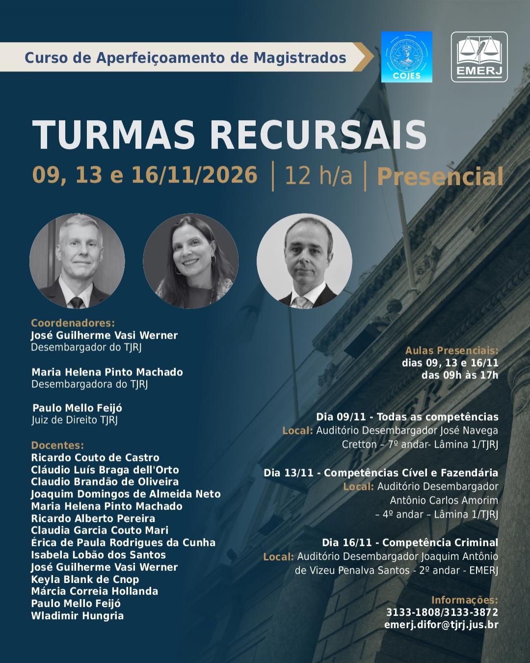 Imagem do banner principal do curso - Turmas Recursais C&iacute;veis e de Fazenda P&uacute;blica- Curso Mandat&oacute;rio COJES