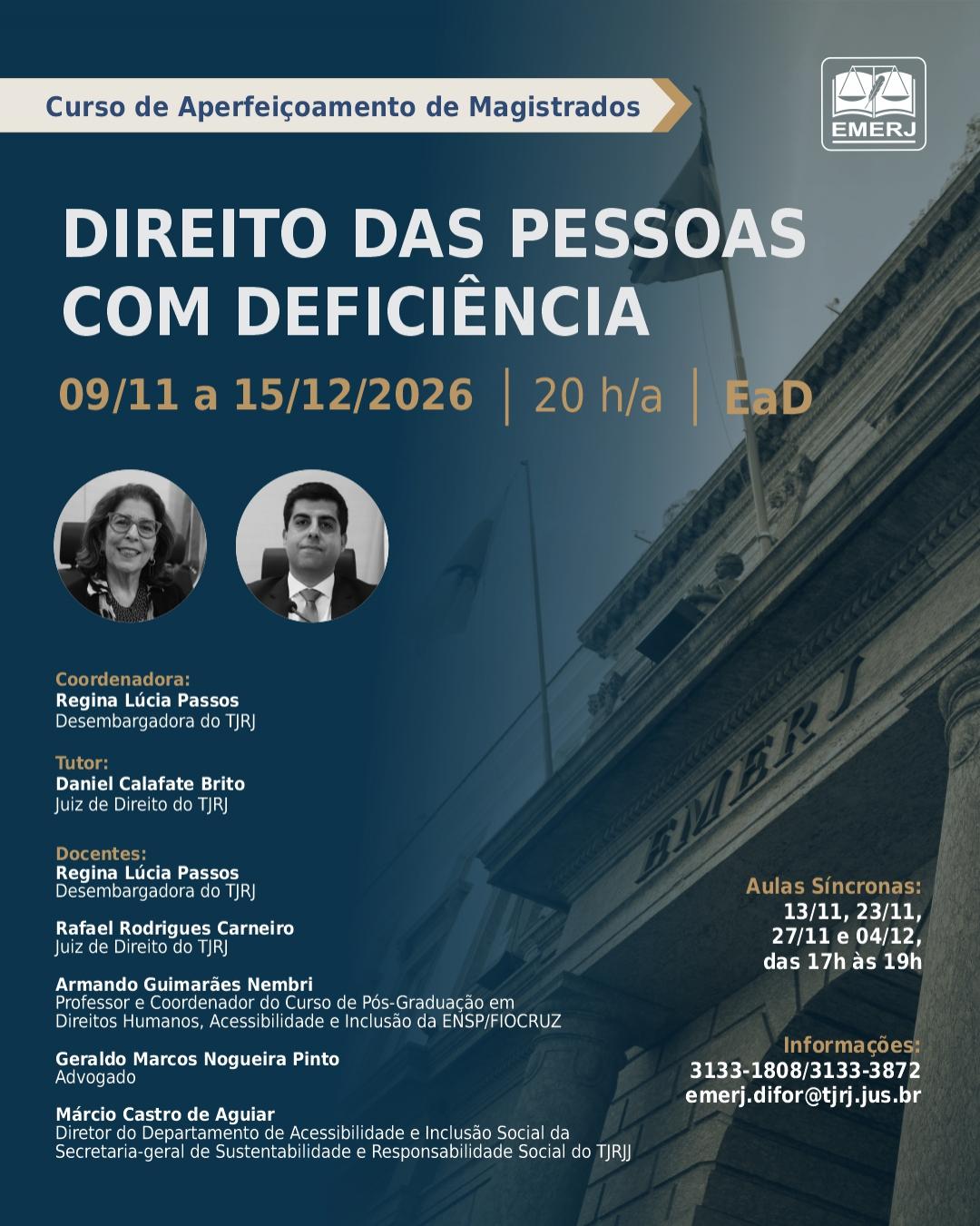 Imagem do banner principal do curso - Direito das Pessoas com Defici&ecirc;ncia