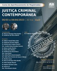 Imagem do banner principal do curso - Justiça Criminal Contemporânea