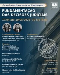 Imagem do banner principal do curso - FUNDAMENTAÇÃO DAS DECISÕES JUDICIAIS
