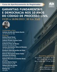 Imagem do banner principal do curso - Garantias Fundamentais e Democracia no Código de Processo Civil