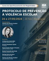 Imagem do banner principal do curso - Protocolo de Prevenção à Violência Escolar