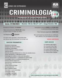 Imagem do banner principal do curso - Criminologia