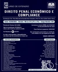 Imagem do banner principal do curso - Direito Penal Econômico e Compliance