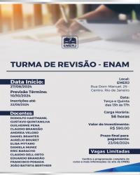 Imagem do banner principal do curso - Turma de Revisão para o Exame Nacional da Magistratura