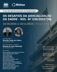 Imagem do banner principal do curso - Os Desafios Da Judicialização Da Saúde - Res. 530/2023 CNJ