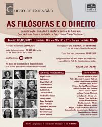 Imagem do banner principal do curso - AS FILÓFAS E O DIREITO