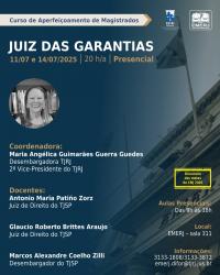 Imagem do banner principal do curso - JUIZ DAS GARANTIAS