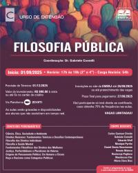 Imagem do banner principal do curso - FILOSOFIA PÚBLICA