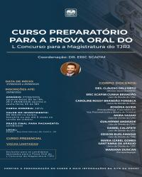 Imagem do banner principal do curso - CURSO PREPARATÓRIO PARA PROVA ORAL - L CONCURSO DA MAGISTRATURA DO TJRJ
