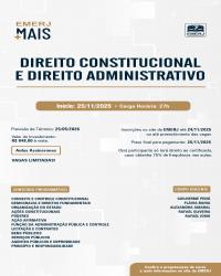 Imagem do banner principal do curso - Direito Constitucional e Direito Administrativo
