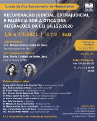 Imagem do banner principal do curso - Recuperação Judicial, Extrajudicial e Falência sob a ótica das alterações da Lei 14.112/2020