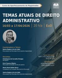 Imagem do banner principal do curso - TEMAS ATUAIS DE DIREITO ADMINISTRATIVO