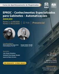 Imagem do banner principal do curso - Sistema Eproc Automatiza&ccedil;&otilde;es - Turma 1