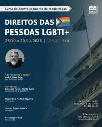 Imagem do banner principal do curso - DIREITO DAS PESSOAS LGBTI+