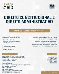 Imagem do banner principal do curso - DIREITO COSNTITUCIONAL E DIREITO ADMINISTRATIVO