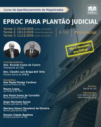Imagem do banner principal do curso - EPROC PARA PLANT&Atilde;O JUDICIAL - Turma 1