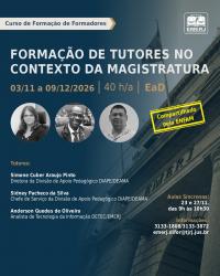 Imagem do banner principal do curso - FORMA&Ccedil;&Atilde;O DE TUTORES NO CONTEXTO DA MAGISTRATURA