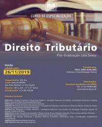 Imagem do banner principal do curso - Curso de Especialização Pós-Graduação Lato Sensu − Direito Tributário