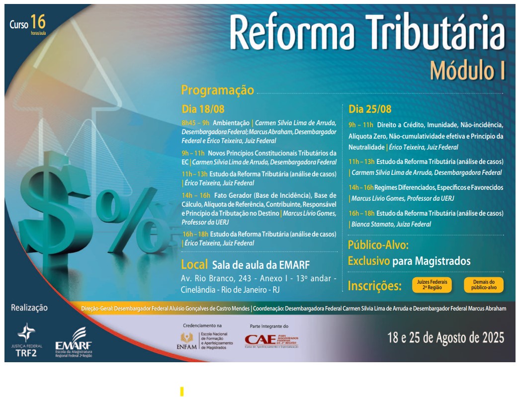Imagem principal do evento externo - Reforma Tributaria