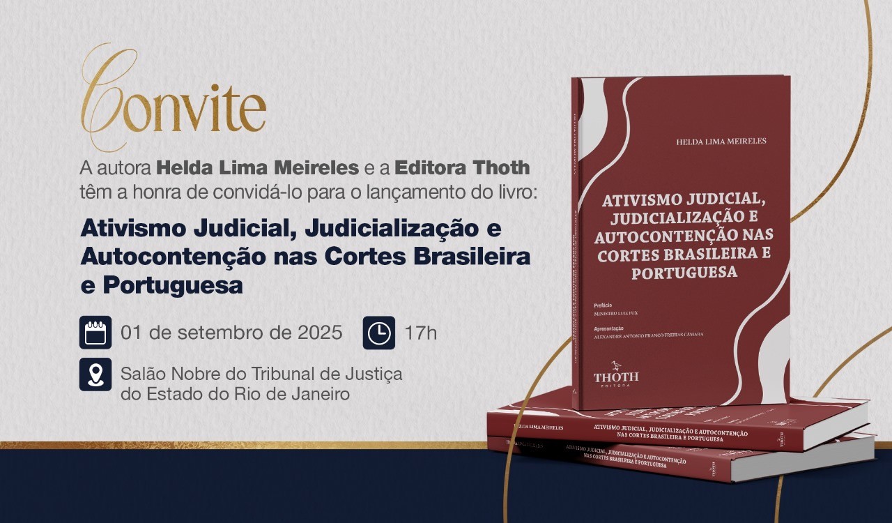 Imagem do banner principal do evento externo - Lançamento do livro