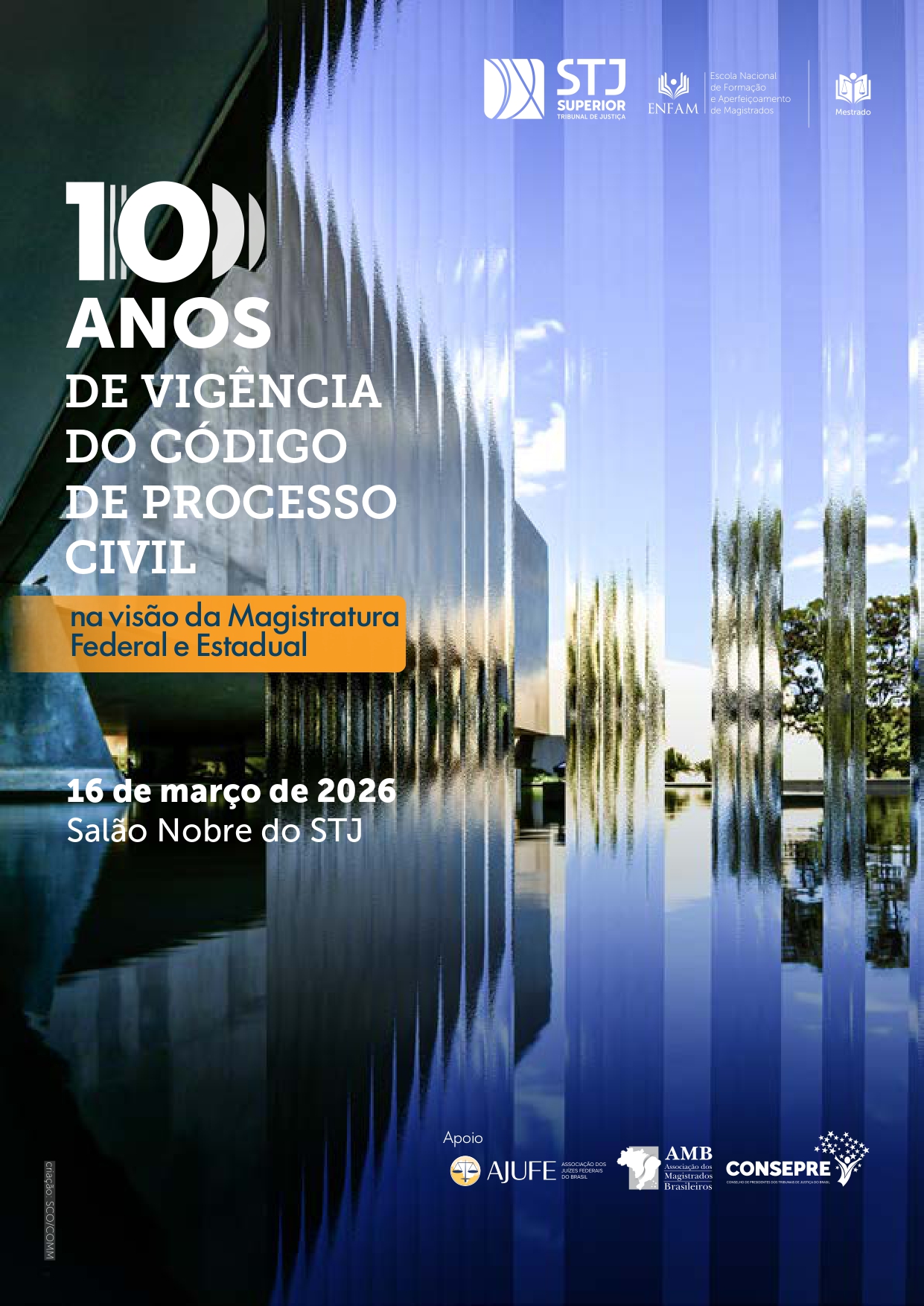 Imagem do banner principal do evento externo - STJ