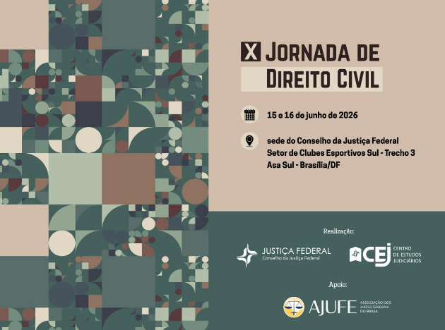Imagem do banner principal do evento externo - X JORNADA DE DIREITO CIVIL 