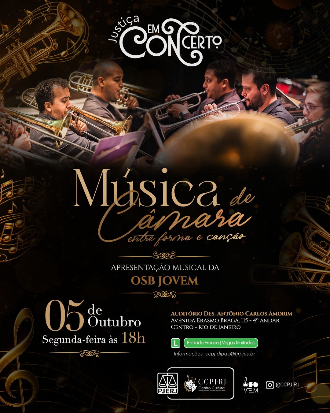 Imagem do banner principal do evento externo - CCPJ - RJ