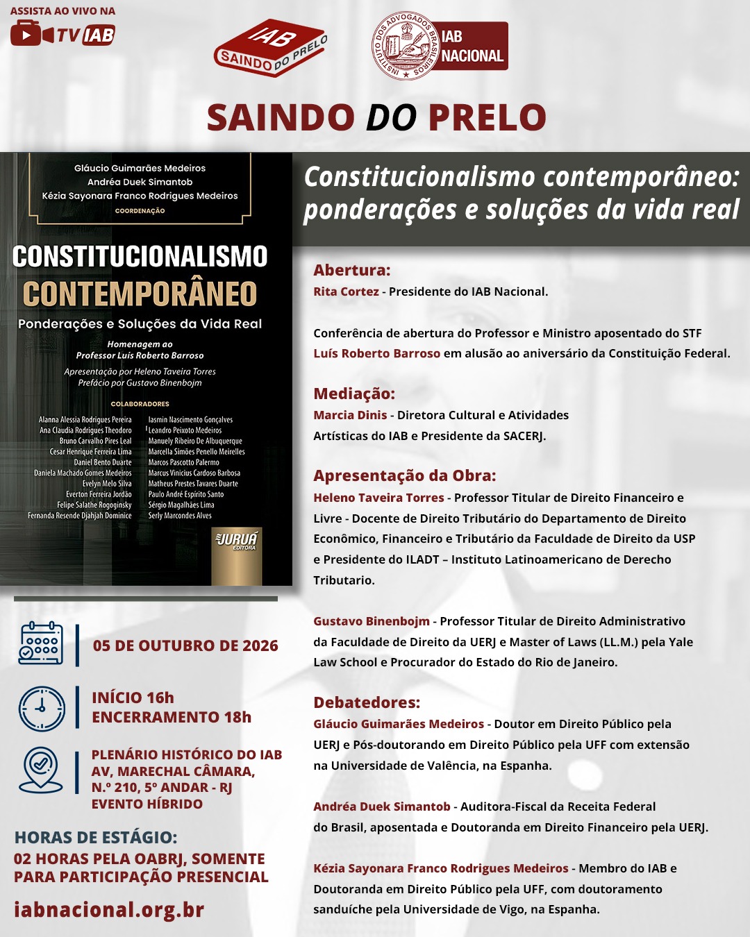 Imagem do banner principal do evento externo - IAB