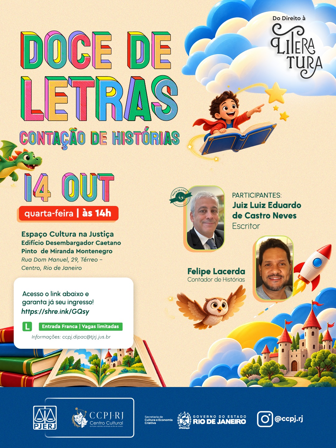 Imagem do banner principal do evento externo - CCPJ - RJ
