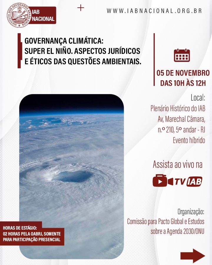 Imagem do banner principal do evento externo - Governan&ccedil;a Clim&aacute;tica