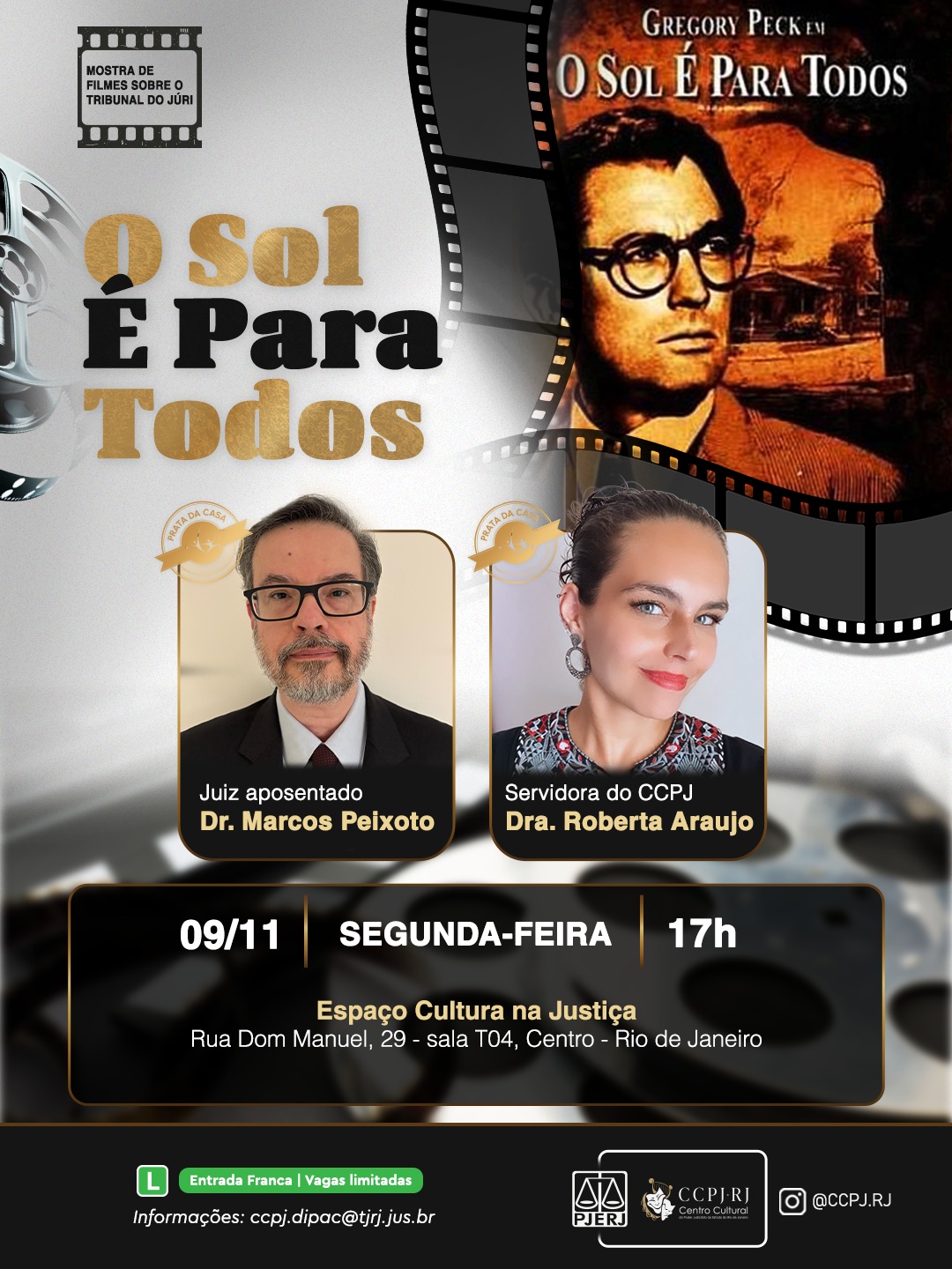 Imagem do banner principal do evento externo - CCPJ - RJ