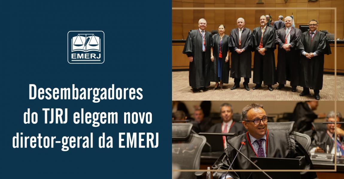 Imagem da notícia - Desembargador Marco Aurélio Bezerra de Melo é eleito o novo diretor-geral da EMERJ para o biênio 2023/2025