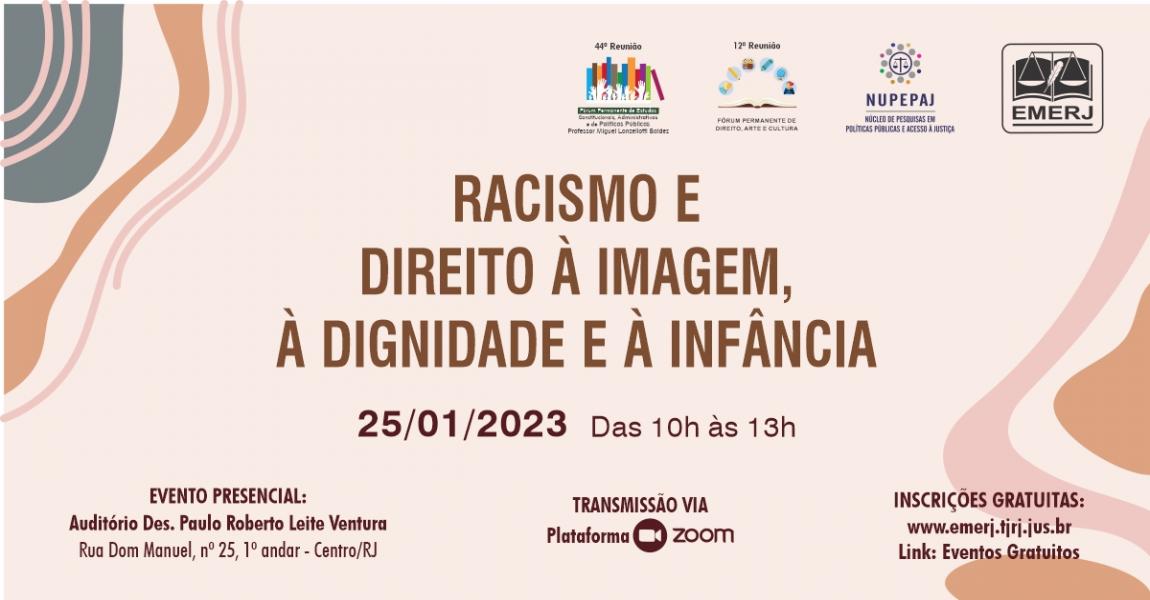Imagem da notícia - Racismo será tema de encontro na EMERJ