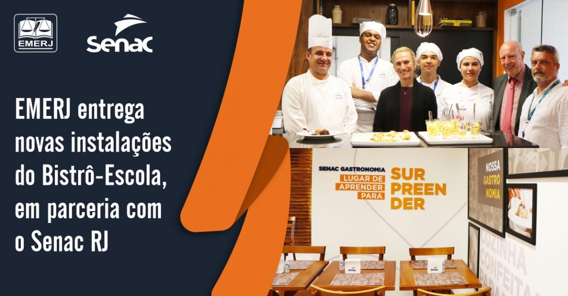 Imagem da notícia - “Será mais um sucesso de gastronomia no centro da cidade do Rio”, comemora diretora-geral da EMERJ durante entrega das novas instalações do Bistrô-Escola