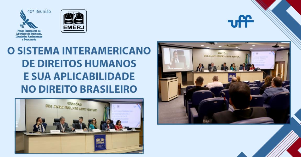 Imagem da notícia - EMERJ promove palestras sobre “O Sistema Interamericano de Direitos Humanos e sua aplicabilidade no Direito brasileiro”