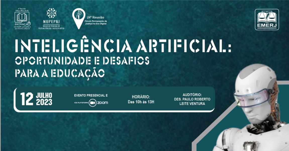 Imagem da notícia - “Inteligência artificial: oportunidade e desafios para a educação” será tema de encontro na EMERJ