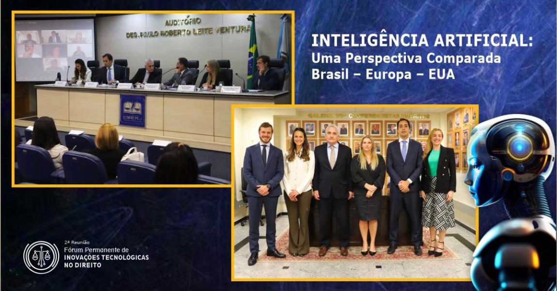 Imagem da notícia - “Inteligência artificial: uma perspectiva comparada Brasil – Europa – EUA” é tema de evento na EMERJ