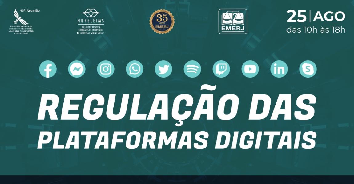 Imagem da notícia - EMERJ realizará palestras sobre “Regulação das Plataformas Digitais” com presença do ministro do STF Luís Roberto Barroso