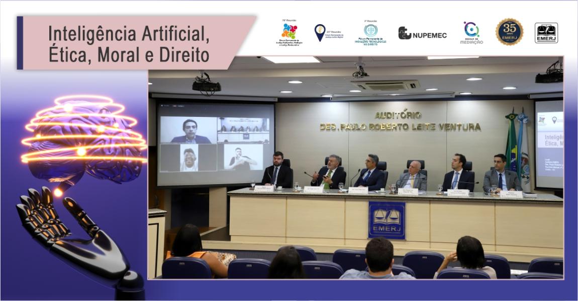 Imagem da notícia - EMERJ promove debate sobre “Inteligência artificial, ética, moral e Direito”