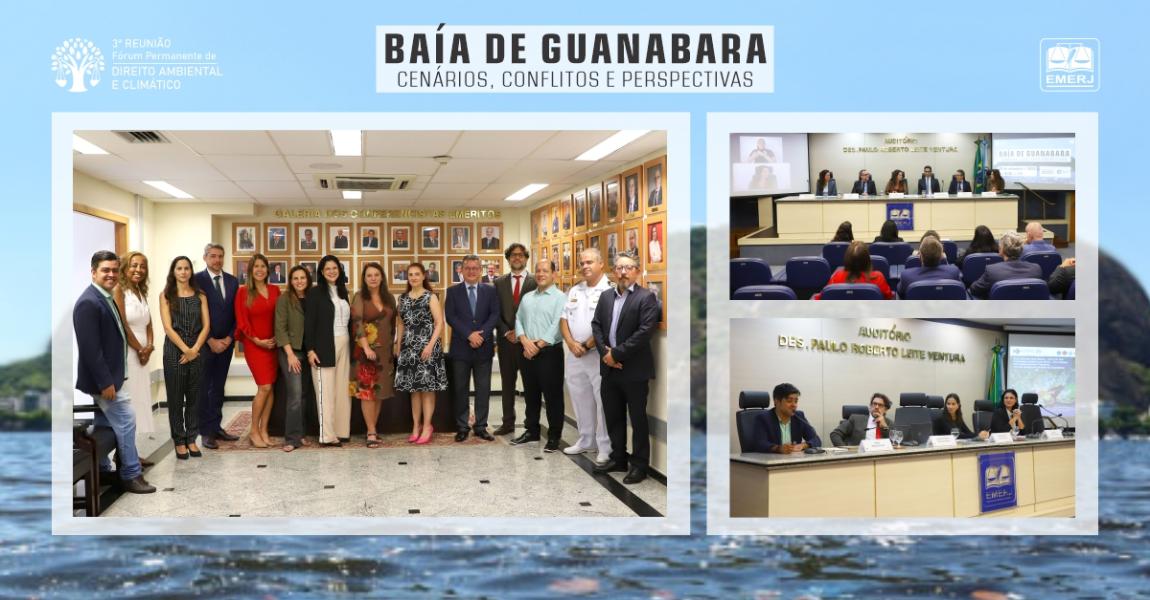 Imagem da notícia - EMERJ realiza encontro “Baía de Guanabara – cenários, conflitos e perspectivas”